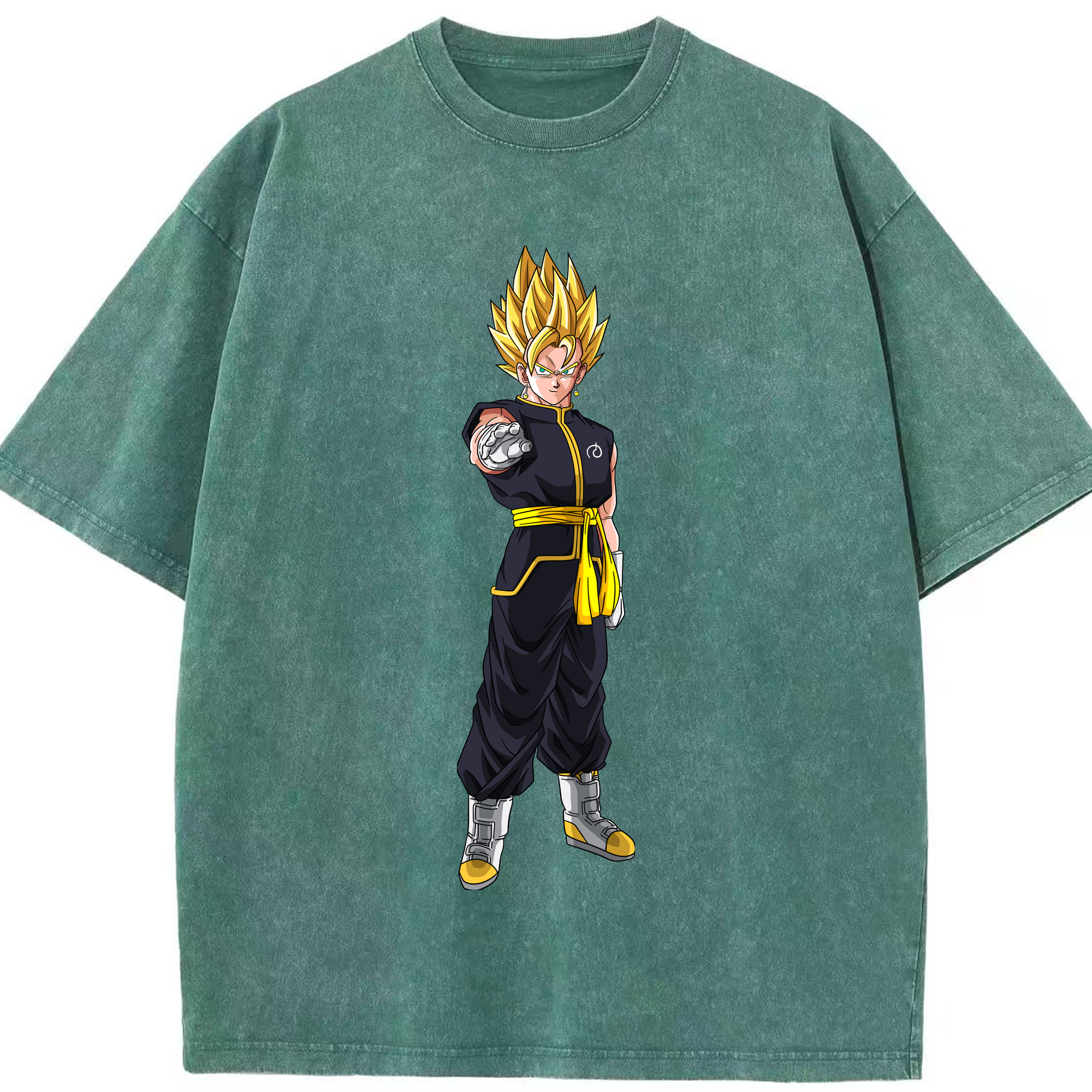 （画像用） ドラゴンボール ベジット DRAGON BALL Vegetto 綿100% ヴィンテージ風 半袖Tシャツ（フロントプリント）